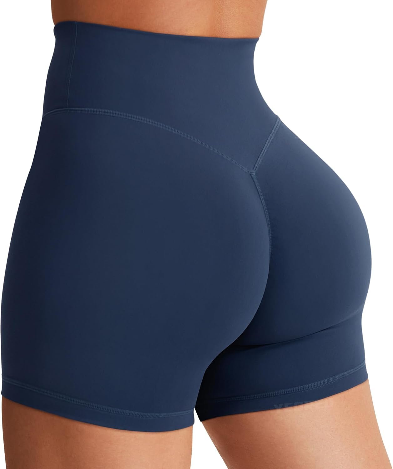 YEOREO SoftHue Women’s Biker Shorts 3.6″ /4.5″ / 6″ Workout Gym Shorts High Waist Tummy Control Hidden Scrunch Running Yoga