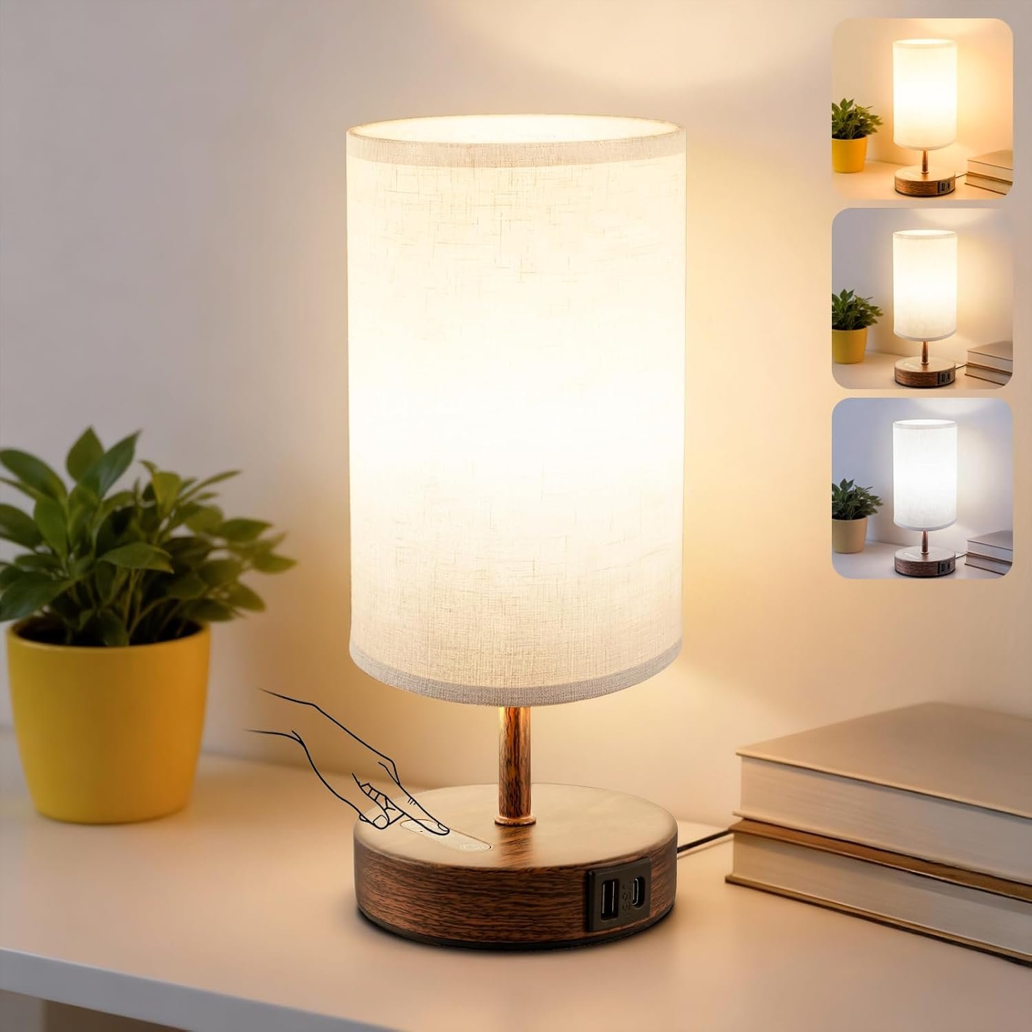 Light Therapy Lamp, 10000 Lux Natural Light Lamp Therapy Lamp with Remote Control, Sun Lamp 3 Color Temperature & Timer, Touch Control, Daylight Lamp for Home, Office, Bedroom