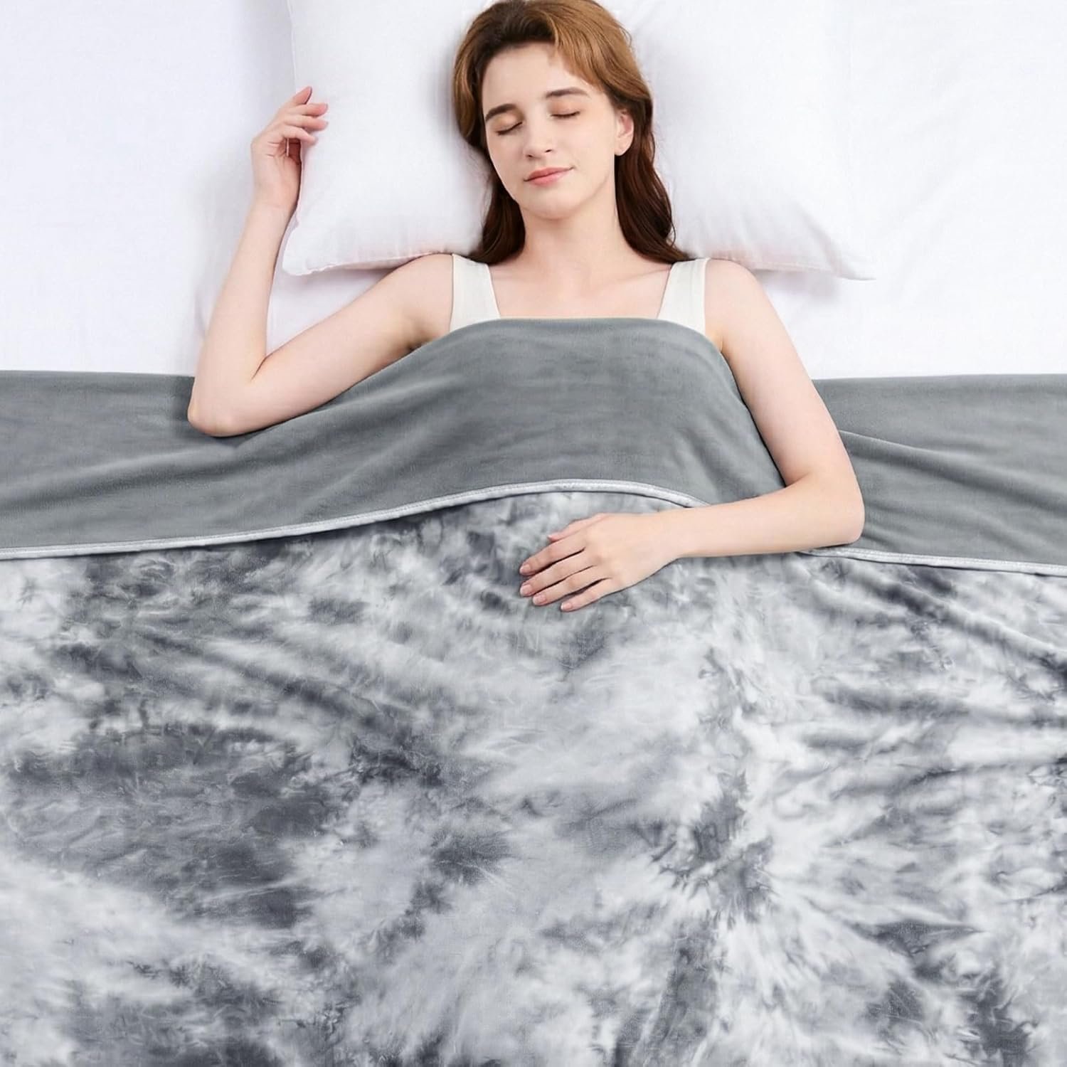 Topcee Cooling Blanket 50”x70” for Hot Sleepers, Arc-Chill Q-Max>0.35 Double Sided Cold Blankets for Night Sweats, Cool Soft Lightweight Summer Blanket for Sofa Bed Couch, Gifts for Women Throw