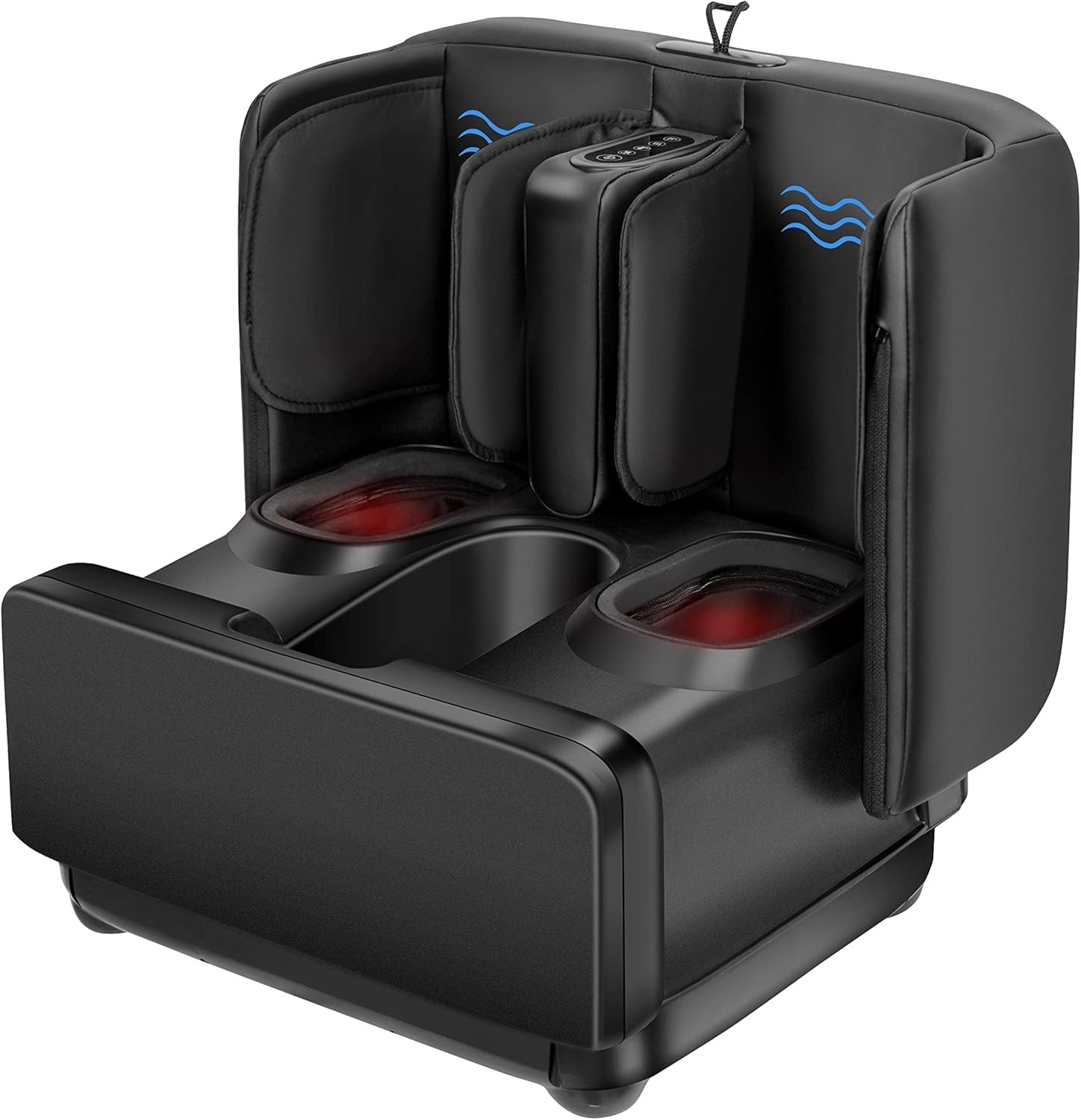 COMFIER 2 in 1 FSA Foot Massager Machine,HSA Shiatsu Foot and Calf Massager with Heat,Kneading,Vibration,Compression Massagers for Feet Health,Plantar Fasclitis,Father‘s Day Gift for Dad