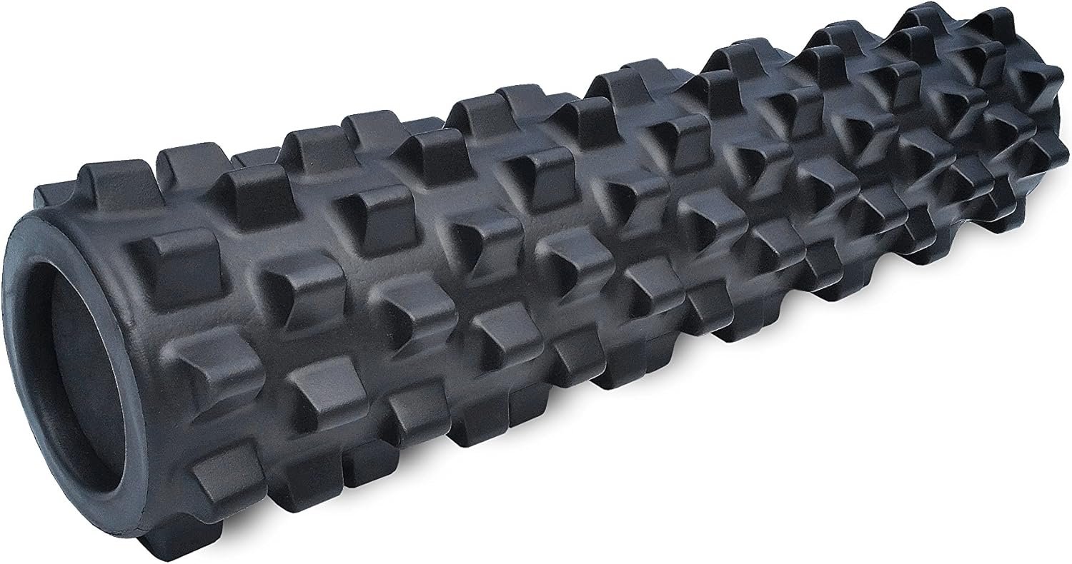 RumbleRoller Extra Firm Foam Roller Deep Tissue Massage Roller for Muscle Recovery (22 Inches Midsize)