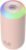 Mini Humidifier, 350ml Small Humidifier for bedroom, desk, portable, travel, plant (Pink)