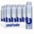 Glaceau Smartwater Aluminum Water Bottles, Vapor Distilled Water with Electrolytes, 18 Fl Oz, 12 Pack