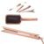 Kristin Ess Hair Styling Gift Set 3-in-1 Ceramic Flat Iron Bundle – 1.25inch Dual Voltage Ceramic Hair Straightener + Detangling Brush + Sectioning Clips – 4 Heat Settings 440 Degrees + Auto Shut Off