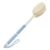 Backski Back Scrubber Anti Slip for Shower, Shower Brush Long Handle with Stiff and Soft Bristles, Body Exfoliator for Bath or Dry Brush(Blue)