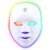Red Light Therapy for Face LED Light Therapy Mask for Face 7+1 Colors LED Facial Skin Care Mask Rechargeable Beauty Device with Adjustable Strap and USB for Home & Travel Use