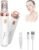 3.0 Women Face Epilator, 2-in-1 Epilator & Trimmer, Cordless Rechargeable Hair Removal for Upper Lip, Chin, Bikini & Legs, Wet & Dry Use Portable with Smooth Skin Kit