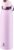 Meoky 24 oz Stainless Steel Slim Water Bottle: Leak Proof Locking Lid, 2-in-1 Straw and Spout, 24 Hours Cold, Top Handle, BPA Free, Insulated Water Bottle for Women Sports Travel Gym, Lavender