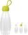emoi BPA Free Water Bottle, 16oz/480ml Cute Water Bottle with Carrying Strap, Ideal for Kids Boys Girls Students Women Healthy Hydration-Green