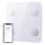 Wyze Scale S, Scale for Body Weight, Digital Bathroom Scale for Body Fat, BMI, Muscle, Heart Rate, Body Composition Analyzer with App, Batteries Included, Bluetooth, 400 lb, White