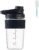 16oz Glass Shaker Bottle for Protein, Small Borosilicate Glass Protein Powder Leak-Proof Shaker Cup Mixes with 304 Blending Ball(16oz,Black)