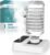 Portable Humidifiers for Travel, Small Mini Humidifier with Auto Shut-Off, Nightlight and Storage Bag for Hotel, Bedroom or Office, Plant Humidifier Indoor, White