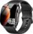 Smart Watch, 2.01″ AMOLED Curved Touchscreen Fitness Watch for Men Women, IP68 Waterproof, 24/7 Heart Rate/Sleep Monitor, Fitness Tracker with Pedometer, 120+ Sports Modes, Smartwatch for Android iOS