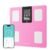 FITDAYS Smart Body Fat Scale, Bluetooth Composition Analyzer, 400lbs (Pink, 11″/280mm)