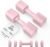 Ragebby Adjustable Dumbbell Set of 2, Weights for Men and Women at Home, Anti-slip Handle, 3 in 1 Free Weights Dumbbells Set, 2lb/3lb/5lb/10lb/15lb/20lb for Pilates, Yoga, Strength Training