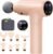 cotsoco Massage Gun Deep Tissue, Muscle Massage Gun with 9 Attachment Heads, 20 Speeds & Silent Brushless Motor for Pain Relief, Handheld Percussion Back Massager Gun (Pink)