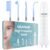High Frequency Facial Wand – UUPAS Portable Handheld 4 in 1 Blue High Frequency Skin Facial Machine with 4 Pcs Different Blue Tubes for Home Use Face Device