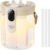 DIGIX Small Portable Humidifiers for Bedroom, 1.4L Top Fill Cool Mist Humidifier for Home Office Travel, 3 Mist Modes, Auto Shut Off, Night Light, Easy to Clean Quiet Humidifier for Baby Plant (Beige)