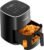 Fullwill 6QT Air Fryer with Visible Window,Nonstick and Dishwasher-Safe Basket,12-in-1 Multi-Function Air Fry,Roast,Bake, Dehydrate, Fries,for Family Party,1700W,Black