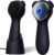 Silicone Face Scrubber Exfoliator Electric for Men Women, Rechargeable Facial Cleansing Brush with Wireless Charging Dock, Waterproof Sonic Vibrating Face Scrub Brush Cleanser for Exfoliating, Black