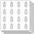 Water Tracker Planner Stickers, 0.5inch Hydrate Scrapbooking Arts Calendar Kids Crafting 208-Pack
