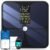 Lepulse Scale for Body Weight, Smart Digital Bathroom Weight Scale with BMI Body Fat Muscle Mass, 20 Body Composition Metrics,4.68″Large Display, Heart Rate, Accurate Bluetooth Weighing Scale with App