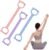 Figure 8 Resistance Bands with Handles, Upgraded Silicone 8-Shaped Exercise Band for Women Arms Shoulder Back Legs Stretching Pilates Yoga