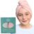 Kids Hair Towel Wrap | 100% Bamboo Viscose |Tailored Small | Essential Hair Drying Wrap for Bath, Beach, Pool and Spa | Hair Accessory for Girls | Set of 2 | Sea Moss Green + Coral Sand