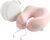Travel Pillow with Cool Material,Neck Pillow for Traveling 100% Pure Memory Foam,Travel Neck Pillow with Hard Case, Airplane Pillow for Traveling,Travel Essentials (Pink)
