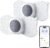 Comfytemp Wireless TENS Unit Machine for Pain Relief, FSA Eligible TENS Unit Muscle Stimulator with 2 Sets, 30 Modes HSA TENS Device for Back, Rechargeable Portable with APP Control, Fathers Day Gift