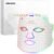 SDKWDH Red Light Mask for Face, 7-1 Colors Facial Care Mask, 850nm Infrared & Red Light Masks, Ergonomic Design for Home & Travel, White