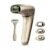 Silk’n 7 IPL Hair Removal Device for Women and Men, FDA-Cleared Permanent Hair Reduction at Home, 360° Rotating Head, Galvanic + IPL Technology, 3 Smart Attachments, Skin Tone Sensor, Painless, Gold