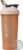 BlenderBottle Classic V2 Shaker Bottle Perfect for Protein Shakes and Pre Workout, 28-oz, Full-Color Tan/Orange