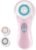Microtree Electric Facial Cleansing Brush, Sonic Vibrating Rechargeable Face Scrubber Exfoliator, 2 Speeds for Gentle Clean, Face Wash Brush – No Rotation, Safe for All Skin Types