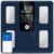 GE Smart Scale for Body Weight, BMI, Fat, Muscle Mass, Digital Bathroom Scales 500lbs Bluetooth 11.8″ Large Platform Weighing Machine Health Monitor with App, Dark Blue