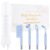 High Frequency Facial Wand – Uaike Portable Handheld Blue High Frequency Skin Facial Machine at Home – Skin Face Wand Device with 4 Different Blue Glass Tubes