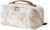 EACHY Travel Makeup Bag, Large Capacity Cosmetic Bags for Women, Waterproof Portable Pouch Open Flat Toiletry Bag Pattern Make up Bag (F-Beige)