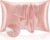 BEDELITE Satin Pillowcase with Zipper 2 Pack, Coral Pillow Cases Standard Size, Super Soft and Cooling Similar to Silk Pillow Cases, Gift for Women Men(20×26 Inches)