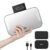 RENPHO Portable Rechargeable Scale for Body Weight, Travel Weight Scale with Travel Makeup Mirror, Slide-Out LED Display, Digital High Accurate Scale for Traveling, 400lbs, Core Go, 8.98″ x 5.28″