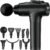 APHERMA Massage Gun, Muscle Massage Gun for Athletes Handheld Electric Deep Tissue Back Massager, Percussion Massage Device for Pain Relief with 30 Speed Levels 9 Heads Black