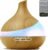 HJTHJT 500ML Essential Oil Diffuser: Aroma Diffuser with Remote Control for Hotel Spa Yoga Room – Humidifiers for Bedroom with 14 Colors LED Night Light for Kids/Women Home Relaxation
