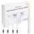 High Frequency Wand, Portable Facial Device with 4 Different Tubes