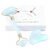 Jade roller and gua sha, facial roller, women’s skincare tool, self-care gift, face, eye, neck massager, relieves fine lines and wrinkles, aventurine, opal, rose quartz