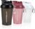 3 Pack Shaker Bottles for Protein Mixes, 17 oz Small Protein Shaker Bottle with Handle, Gym Shaker Cups with Blending Ball for Pre Workout, BPA-Free & Dishwasher Safe (Black, White, Pink)