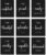 Outus 9 Pieces Inspirational Motivational Wall Art Office Bedroom Wall Art,Daily Positive Affirmations for Men Women Kids Inspirational Positive Quotes Sayings Decor(Black)