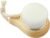 Soft Bristle Facial Cleansing Brush for Deep Pore Cleaning, Travel-Friendly Face Beauty Brush with Ergonomic Handle, Brown