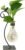 Marbrasse Desktop Glass Planter Hydroponics Vase,Planter Bulb Vase with Holder for Home Decoration,Modern Creative Bird Plant Terrarium Stand, Scindapsus Container (Bulb Vase)
