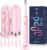 JTF Sonic Electric Toothbrush for Adults: 5 Modes with Smart Timer for Deep Cleaning & Whitening, 2 Brush Head Types for Sensitive Teeth, Gums & Braces, Travel-Friendly Case and Wireless Charging Base