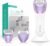 VOYOR Epilator for Women, Cordless Epilators Hair Removal for Women, 3 in 1 Hair Removal Device for Leg Arm Face with 30 Tweezers, Rechargeable Wet & Dry Electric Lady Shaver & Trimmer BM300 (Purple)