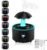 Humidifier for Bedroom, Rotating Umbrella Diffuser with Rain Drop Effect 7-Color LED, 300ML Small Humidifiers Aroma Diffuser with Remote & Timer, Funny Rain Humidifier Gift for Kid Teen Women (Black)